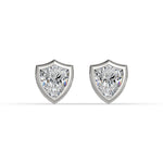 Load image into Gallery viewer, AGGIE SHIELD™ DIAMOND 14K GOLD SOLITAIRE STUDS