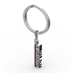 Load image into Gallery viewer, TEXAS A&M Silver and Garnet Spirit Keychain