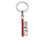 Load image into Gallery viewer, Gig'Em Silver and Garnet Spirit Keychain