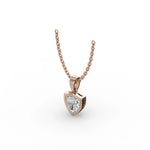 Load image into Gallery viewer, AGGIE SHIELD™ DIAMOND 14K GOLD SOLITAIRE PENDANT