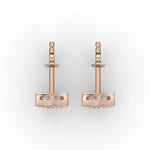 Load image into Gallery viewer, AGGIE SHIELD™ DIAMOND 14K GOLD SOLITAIRE STUDS
