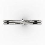 Load image into Gallery viewer, Gig'Em Silver and Garnet Spirit Keychain
