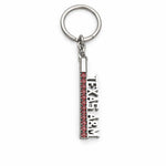 Load image into Gallery viewer, TEXAS A&amp;M Silver and Garnet Spirit Keychain