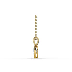 Load image into Gallery viewer, AGGIE SHIELD™ DIAMOND 14K GOLD SOLITAIRE PENDANT