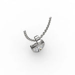 Load image into Gallery viewer, AGGIE SHIELD™ DIAMOND 14K GOLD SOLITAIRE PENDANT