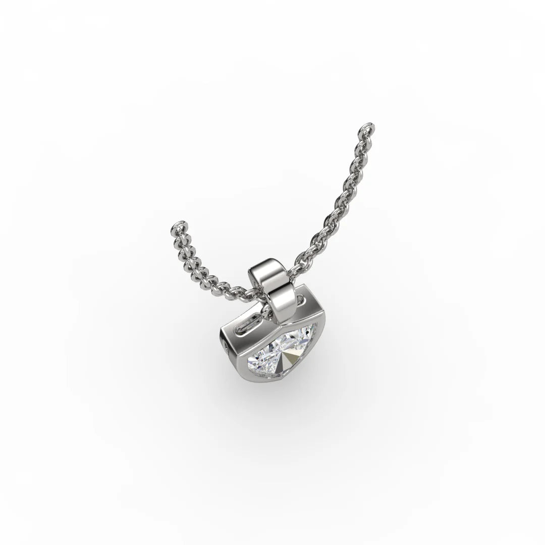 AGGIE SHIELD™ DIAMOND 14K GOLD SOLITAIRE PENDANT