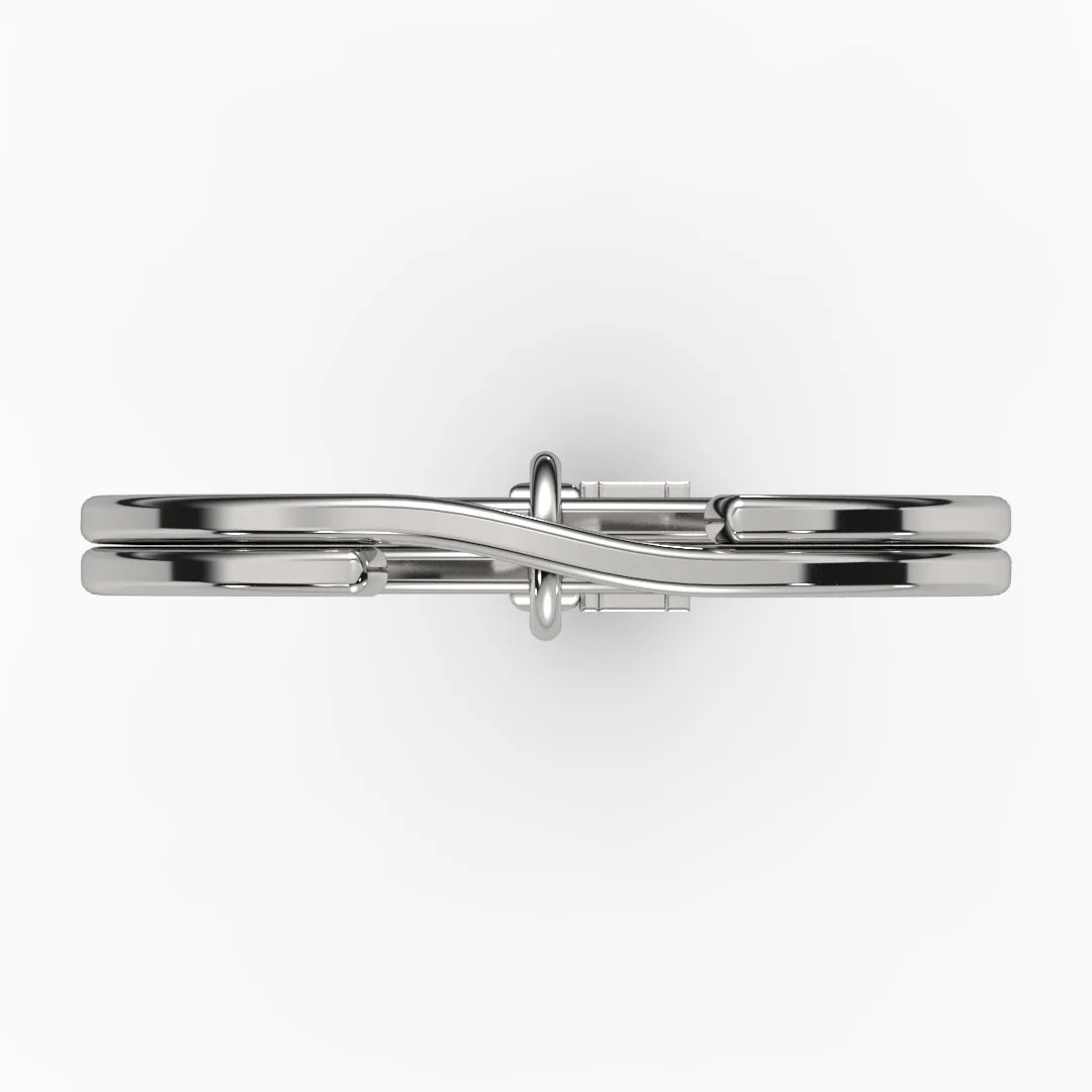 TEXAS A&M Silver and Garnet Spirit Keychain