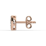 Load image into Gallery viewer, AGGIE SHIELD™ DIAMOND 14K GOLD SOLITAIRE STUDS