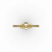 AGGIE SHIELD™ DIAMOND 14K GOLD SOLITAIRE PENDANT
