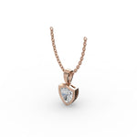 Load image into Gallery viewer, AGGIE SHIELD™ DIAMOND 14K GOLD SOLITAIRE PENDANT