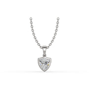 AGGIE SHIELD™ DIAMOND 14K GOLD SOLITAIRE PENDANT