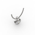 Load image into Gallery viewer, AGGIE SHIELD™ DIAMOND 14K GOLD SOLITAIRE PENDANT