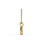 Load image into Gallery viewer, AGGIE SHIELD™ DIAMOND 14K GOLD SOLITAIRE PENDANT