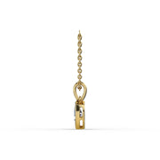 AGGIE SHIELD™ DIAMOND 14K GOLD SOLITAIRE PENDANT
