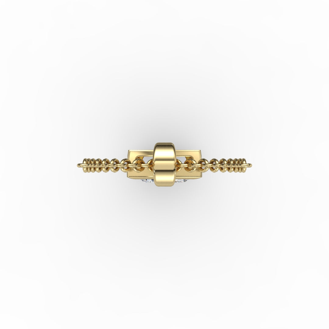 AGGIE SHIELD™ DIAMOND 14K GOLD SOLITAIRE PENDANT
