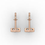 Load image into Gallery viewer, AGGIE SHIELD™ DIAMOND 14K GOLD SOLITAIRE STUDS