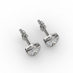 Load image into Gallery viewer, AGGIE SHIELD™ DIAMOND 14K GOLD SOLITAIRE STUDS
