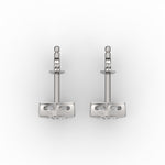 Load image into Gallery viewer, AGGIE SHIELD™ DIAMOND 14K GOLD SOLITAIRE STUDS