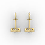 Load image into Gallery viewer, AGGIE SHIELD™ DIAMOND 14K GOLD SOLITAIRE STUDS