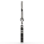 Load image into Gallery viewer, AggieLand Silver and Garnet Spirit Tag Keychain