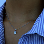 Aggie Shield™ Diamond 14K White Gold Pendant