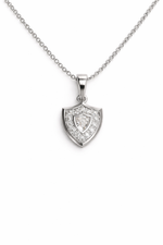 Load image into Gallery viewer, Aggie Shield™ Diamond 14K White Gold Pendant