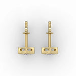 Load image into Gallery viewer, AGGIE SHIELD™ DIAMOND 14K GOLD SOLITAIRE STUDS