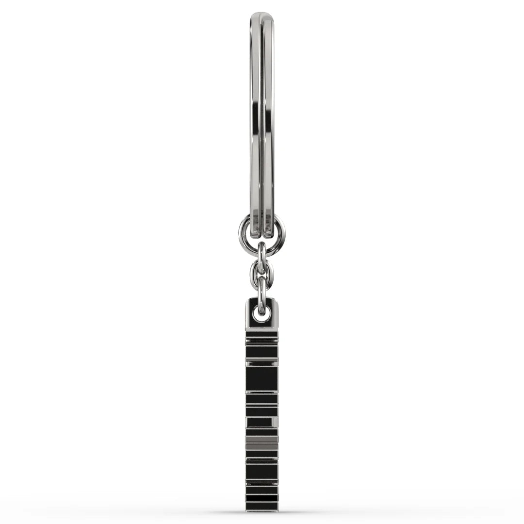 12th Man Silver and Garnet Spirit Tag Keychain
